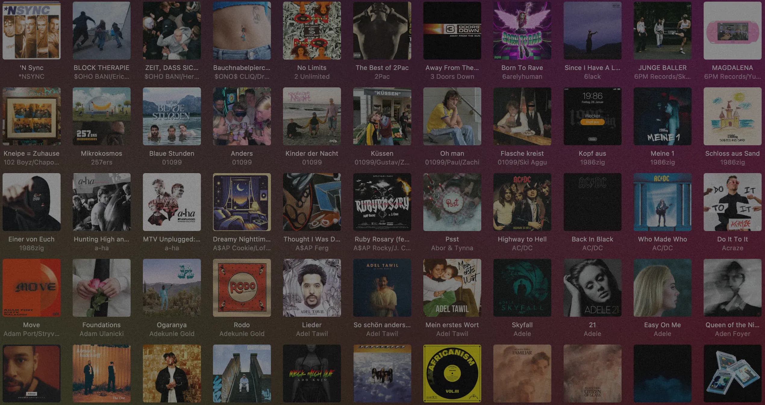 Apple Music Animated Artworks Background
